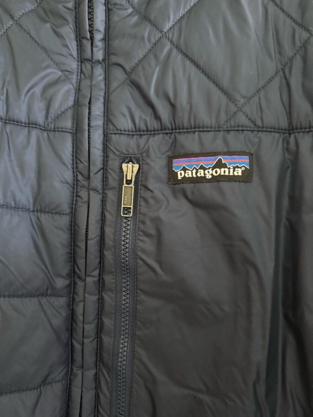 Patagonia Radalie Women's Navy Quilted Long Puffer Coat XL - Picture 4 of 14